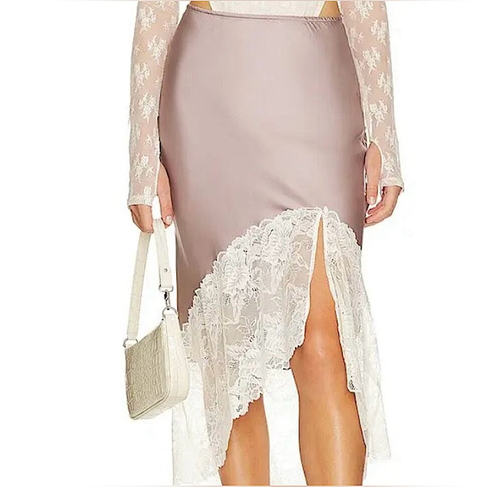Free People Intimately Heart Eyes Half Slip Midi Skirt - Picture 5 of 12